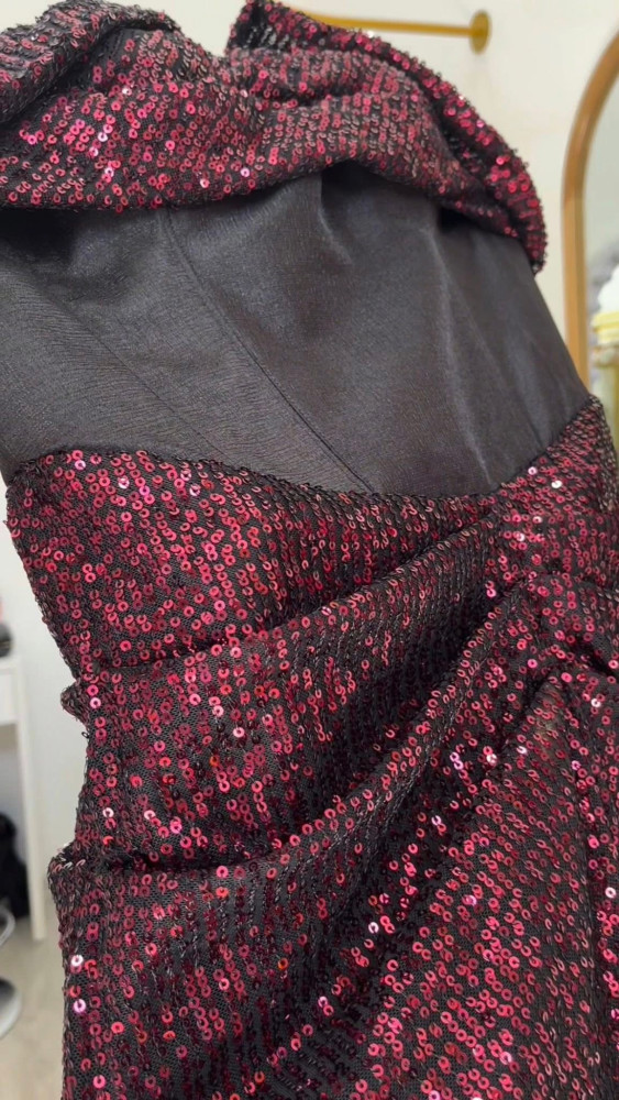 Đàm dạ hội đuôi cá kim sa bling HOASIM - Size M - Mã DOMHS155